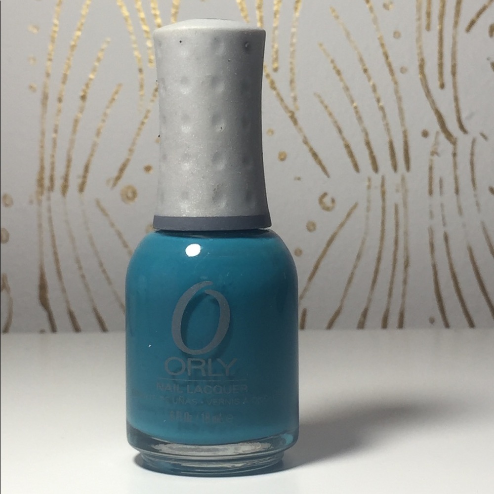 Aqua marine Orly nail polish